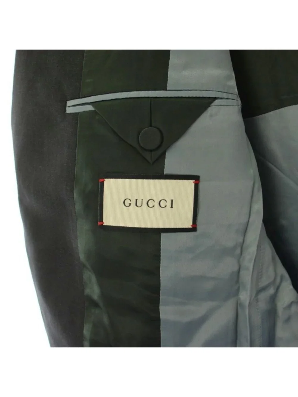 Gucci Single Suit Tailored Jacket Pants Trousers Black